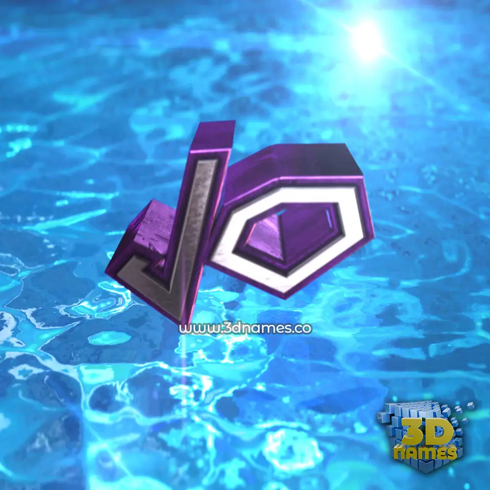 jo in Water 2015 style - 3D name wallpaper
