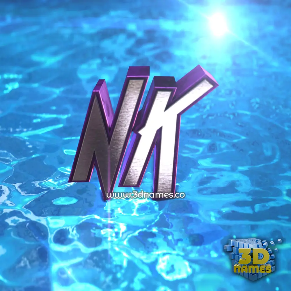 nk in Water 2015 style - 3D name wallpaper