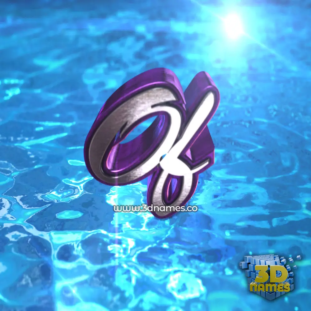 of in Water 2015 style - 3D name wallpaper