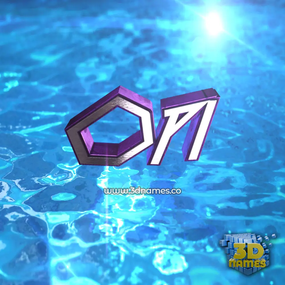 opi in Water 2015 style - 3D name wallpaper
