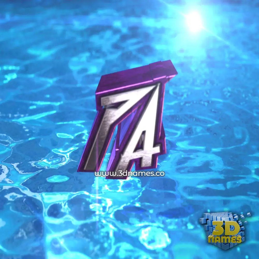 pa in Water 2015 style - 3D name wallpaper