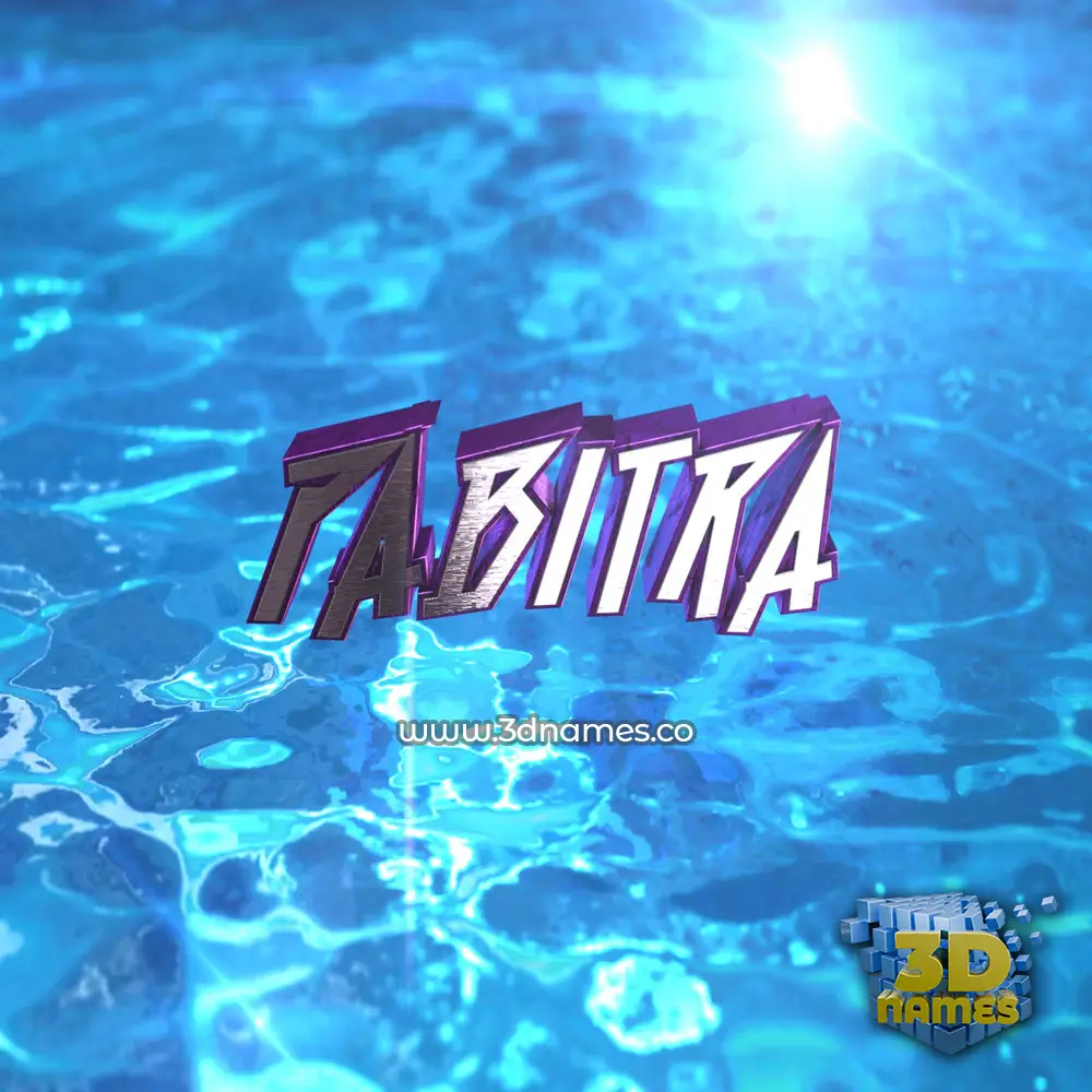pabitra in Water 2015 style - 3D name wallpaper