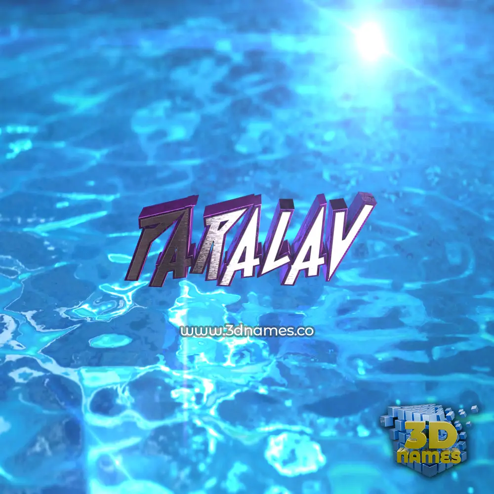 paralav in Water 2015 style - 3D name wallpaper