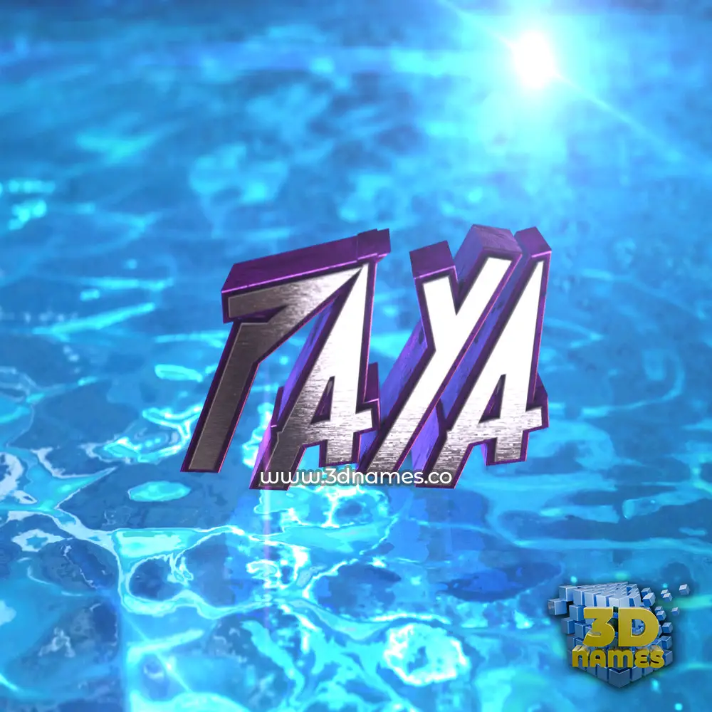 paya in Water 2015 style - 3D name wallpaper