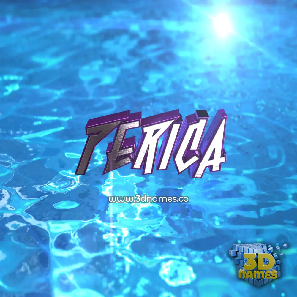 perica in Water 2015 style - 3D name wallpaper