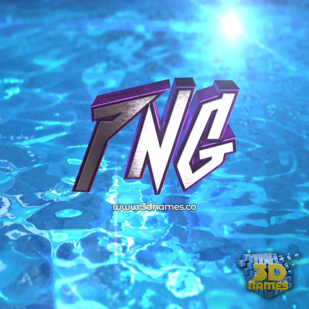 png in Water 2015 style - 3D name wallpaper