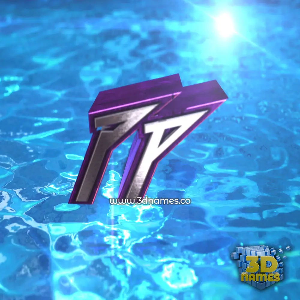 pp in Water 2015 style - 3D name wallpaper