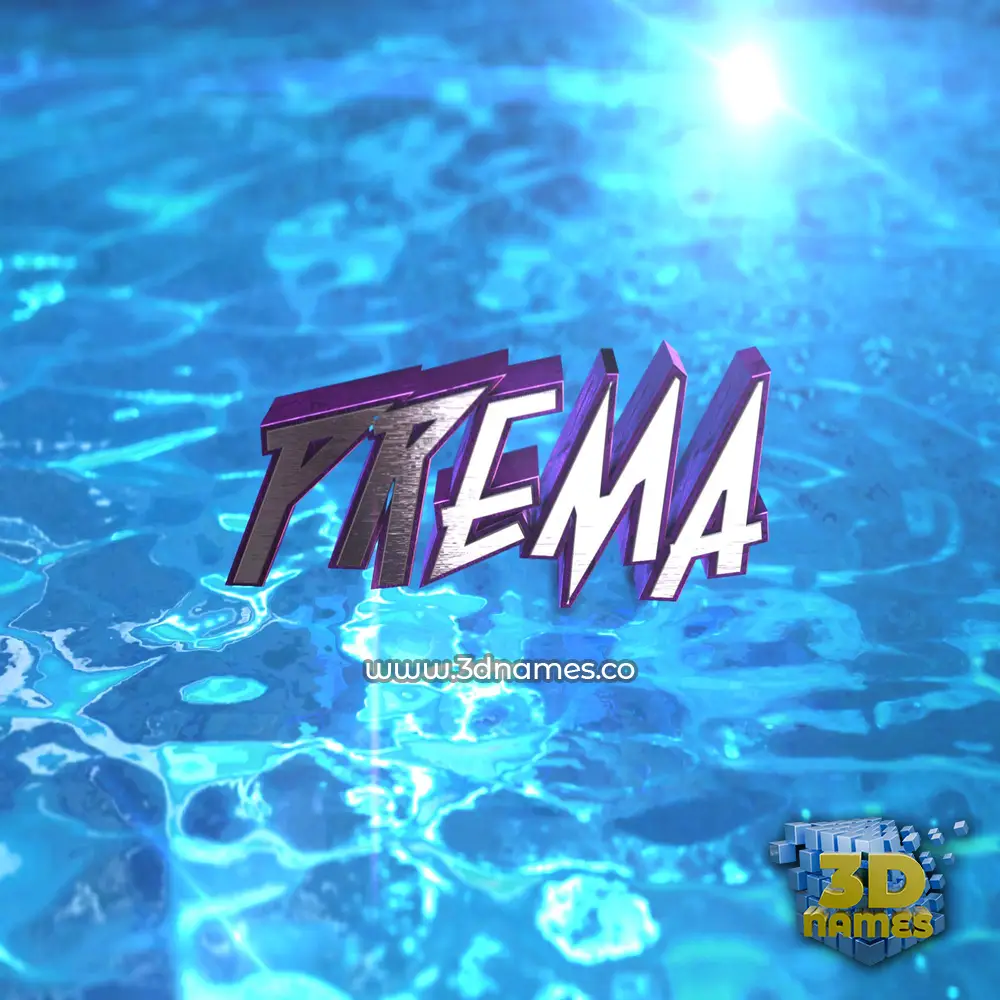 prema in Water 2015 style - 3D name wallpaper