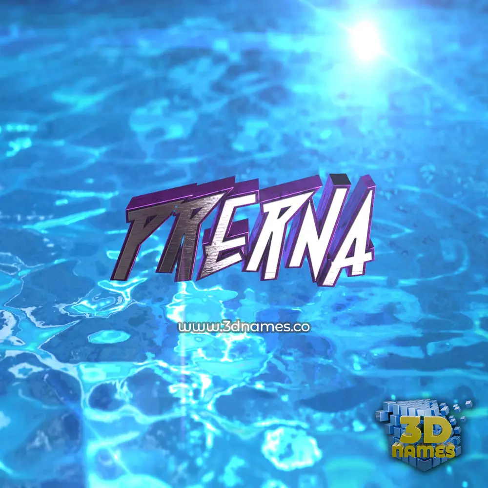 prerna in Water 2015 style - 3D name wallpaper