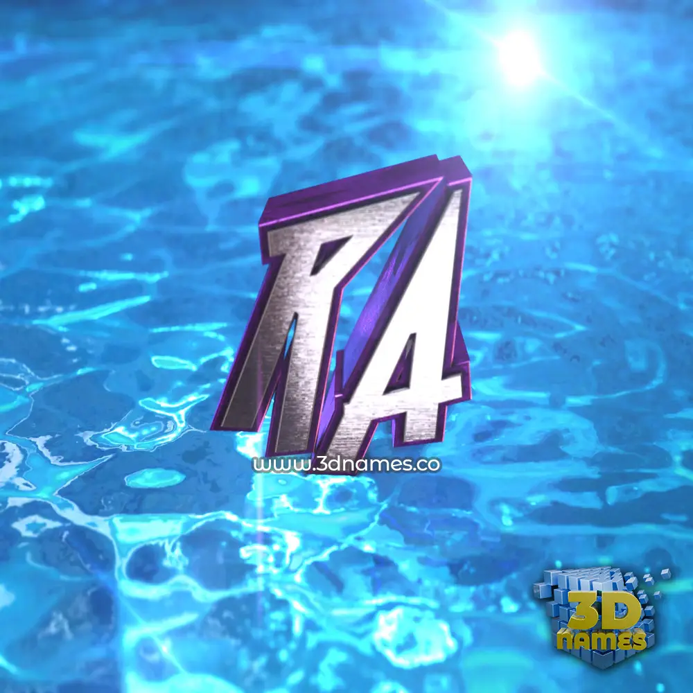 ra in Water 2015 style - 3D name wallpaper