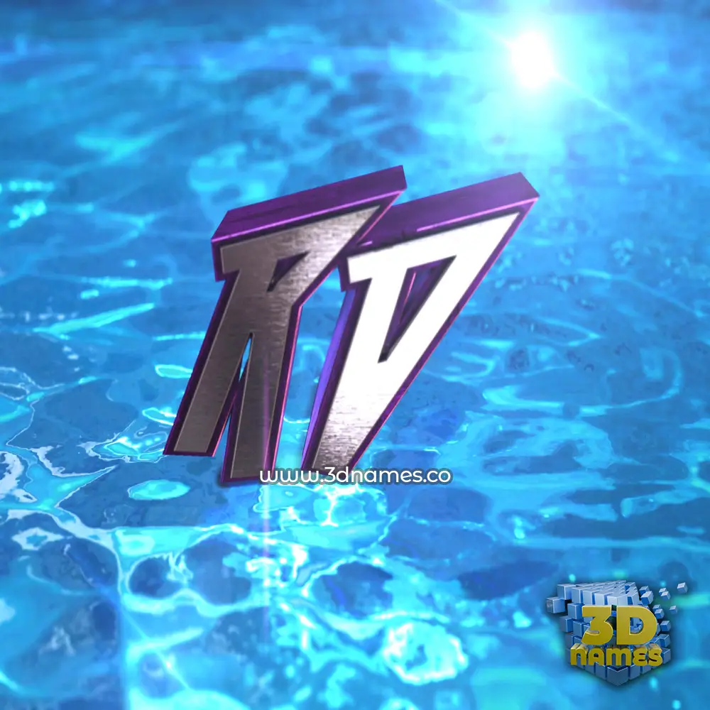 rd in Water 2015 style - 3D name wallpaper