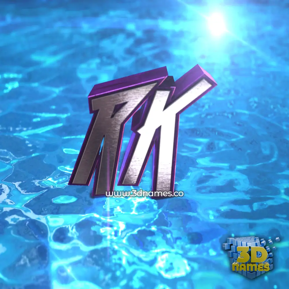 rk in Water 2015 style - 3D name wallpaper