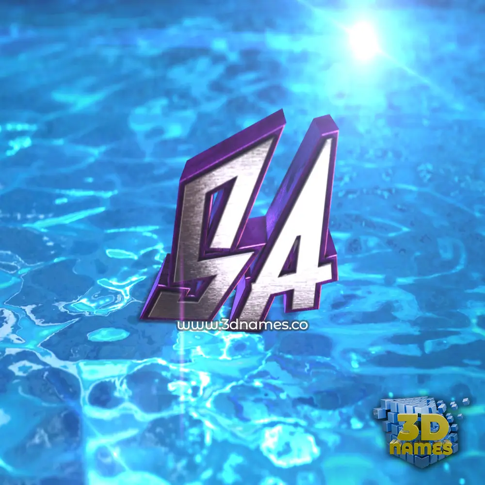 sa in Water 2015 style - 3D name wallpaper