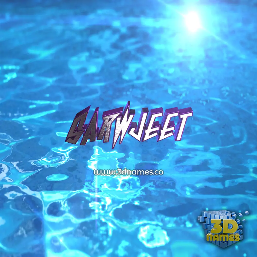 sarwjeet in Water 2015 style - 3D name wallpaper