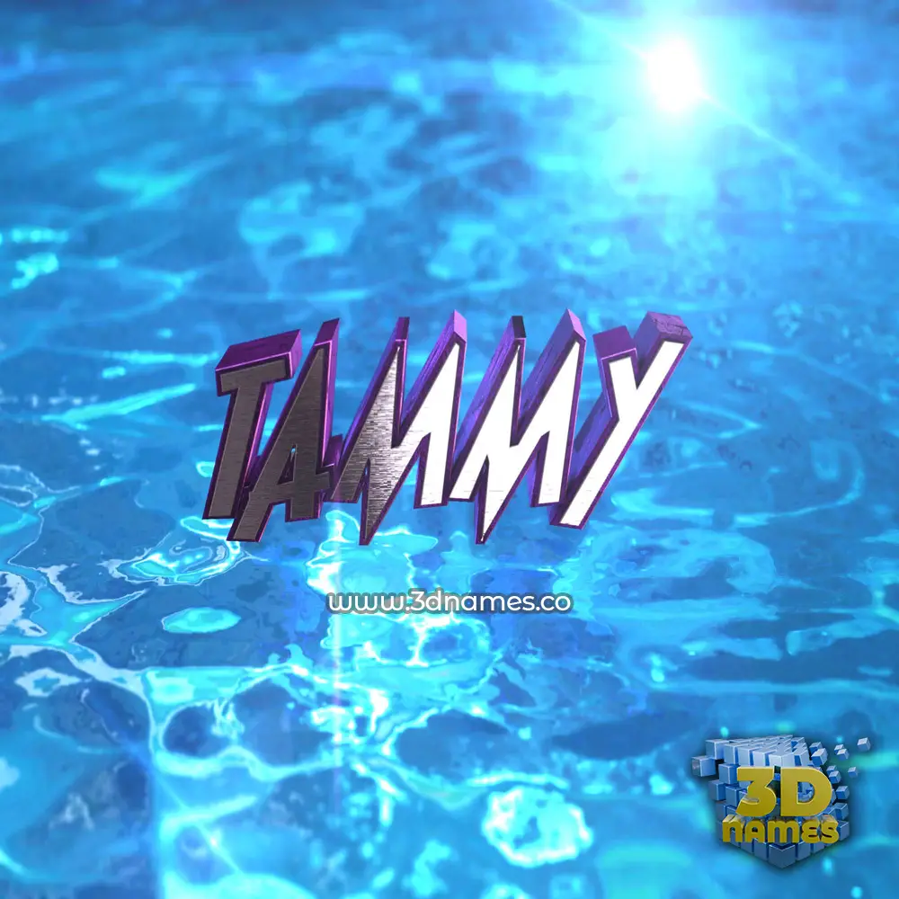 tammy in Water 2015 style - 3D name wallpaper