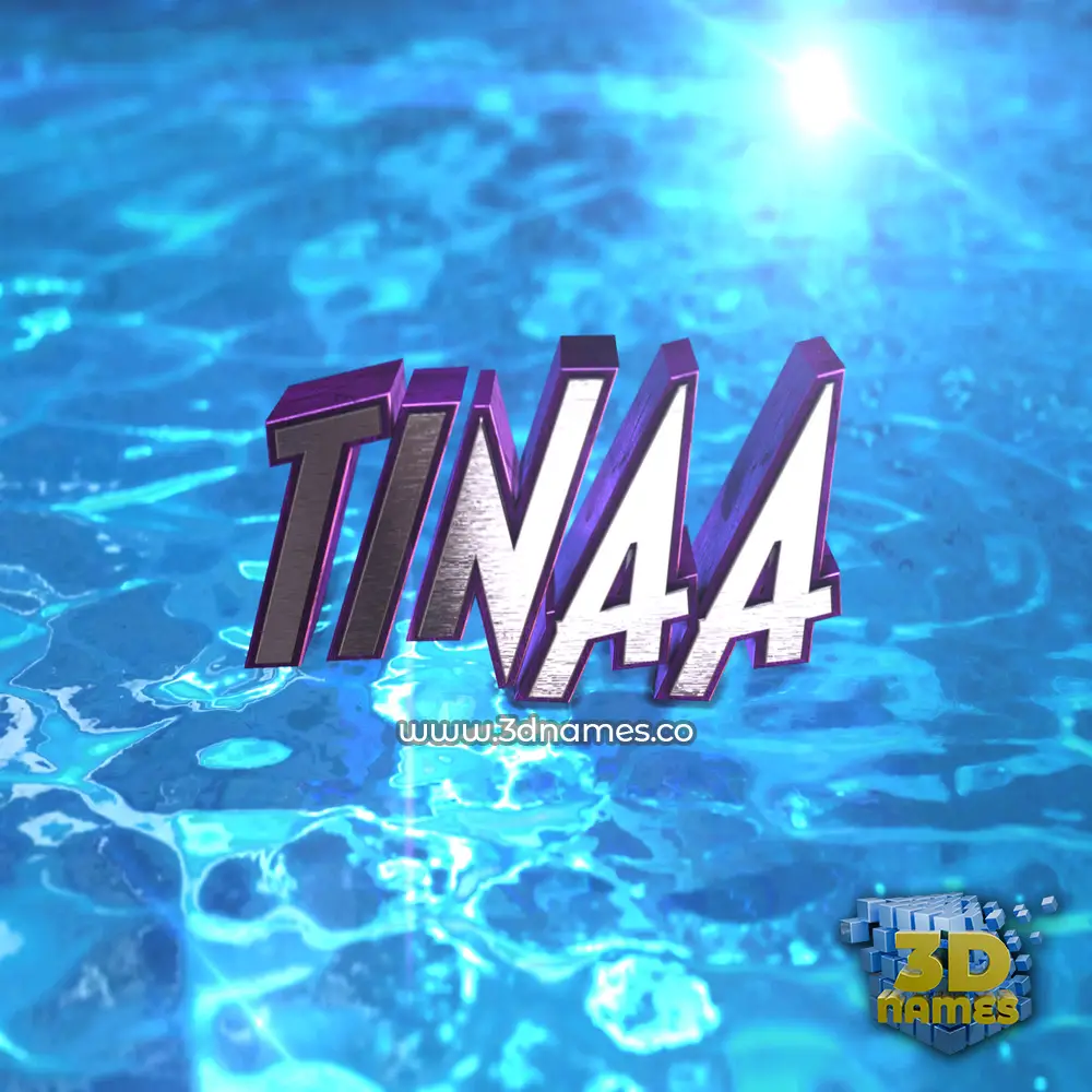 tinaa in Water 2015 style - 3D name wallpaper