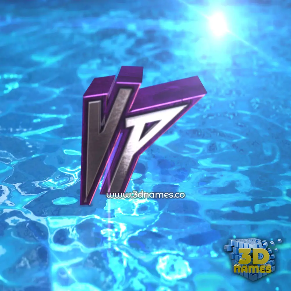 vp in Water 2015 style - 3D name wallpaper