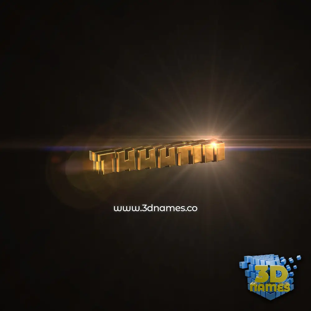 tuuutiii in Golden Sparkle style - 3D name wallpaper