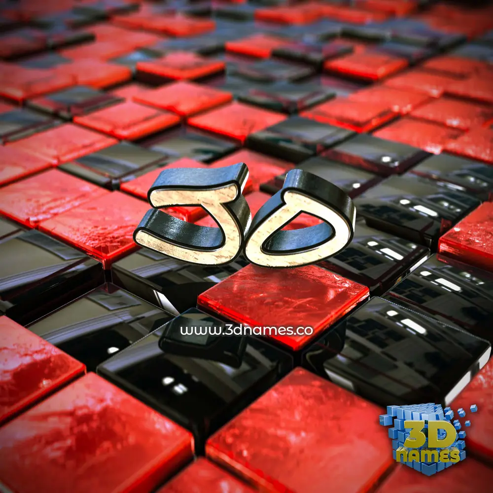 jo in Red Checkered style - 3D name wallpaper