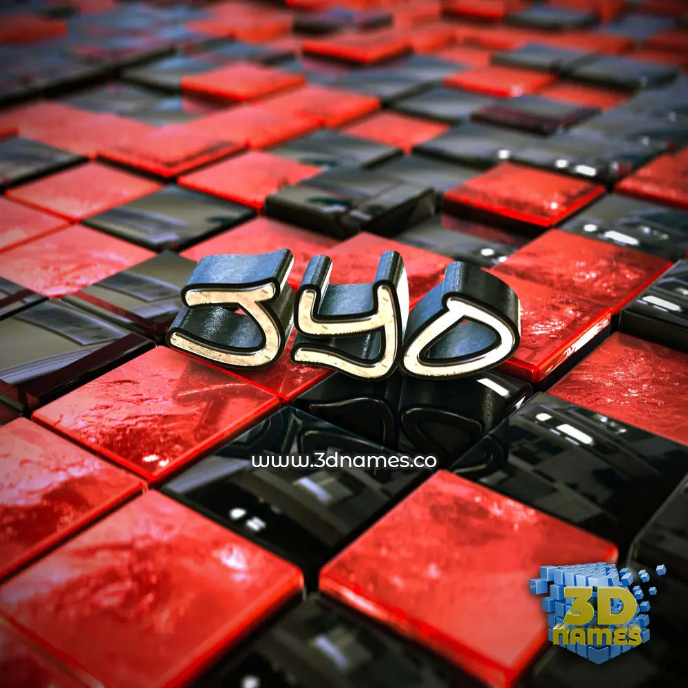 jyo in Red Checkered style - 3D name wallpaper