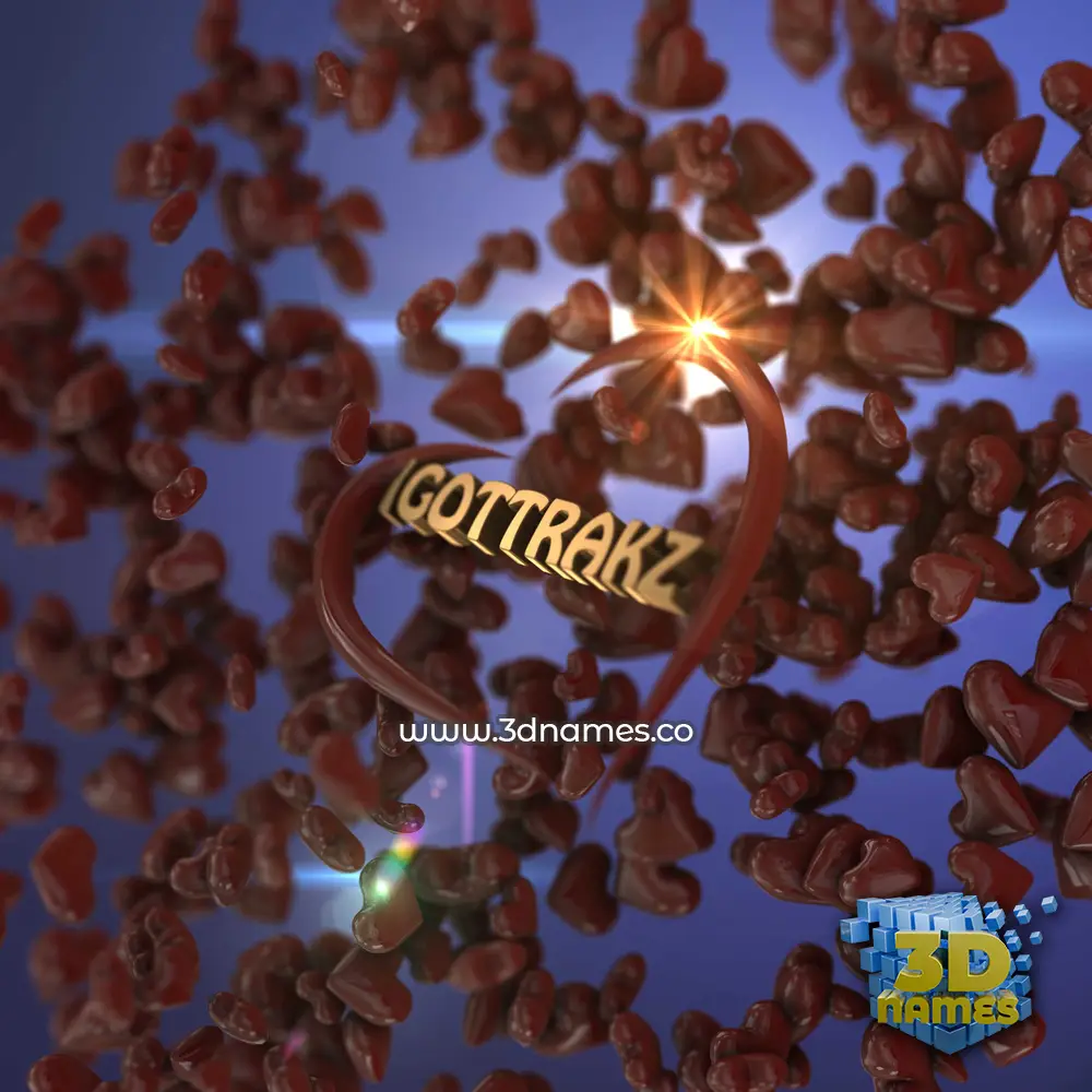 igottrakz in Hearts style - 3D name wallpaper