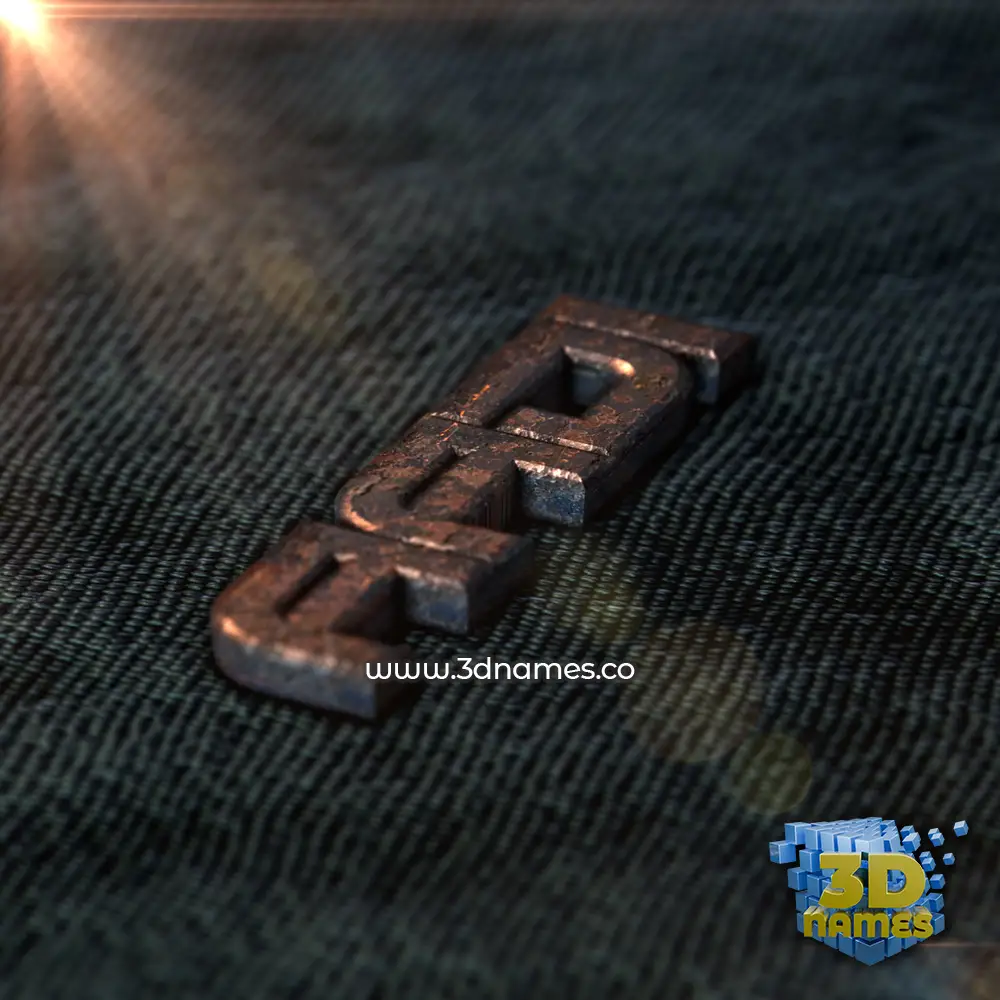 aadi in Rusty Metal style - 3D name wallpaper
