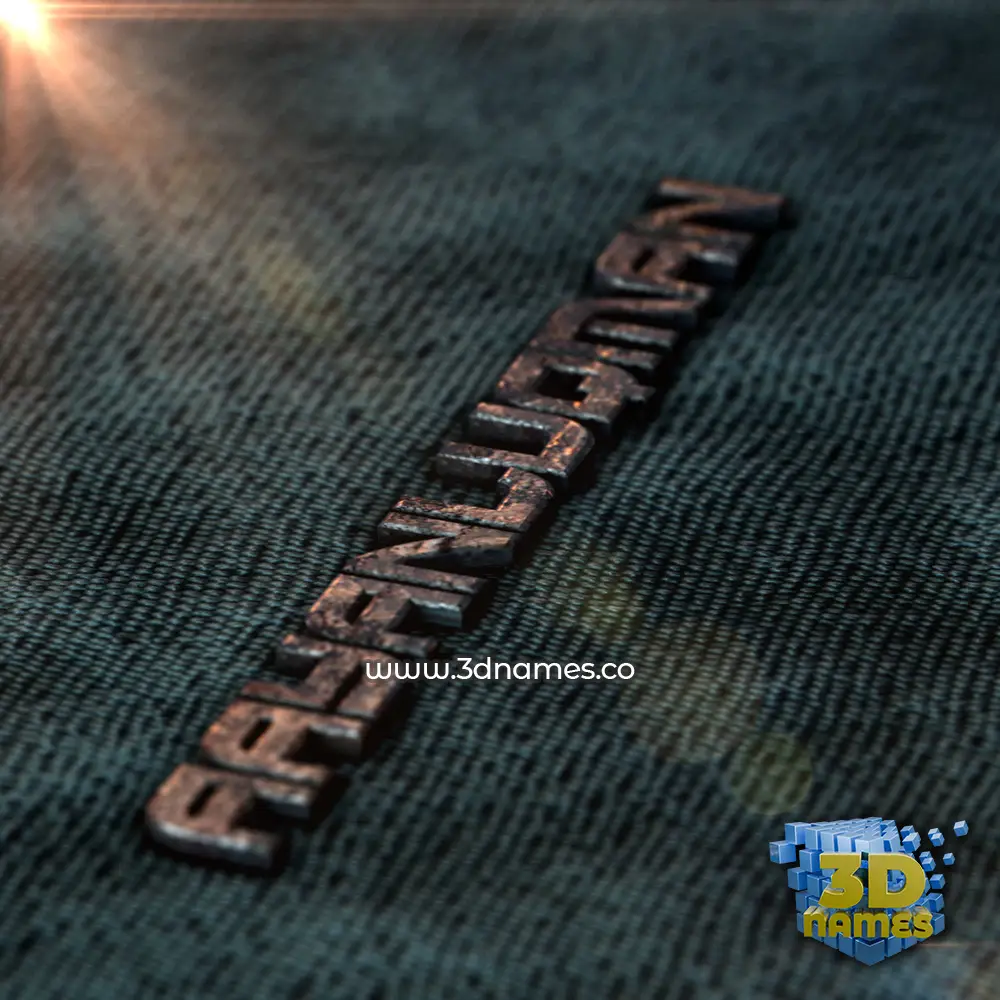 aayanluqman in Rusty Metal style - 3D name wallpaper