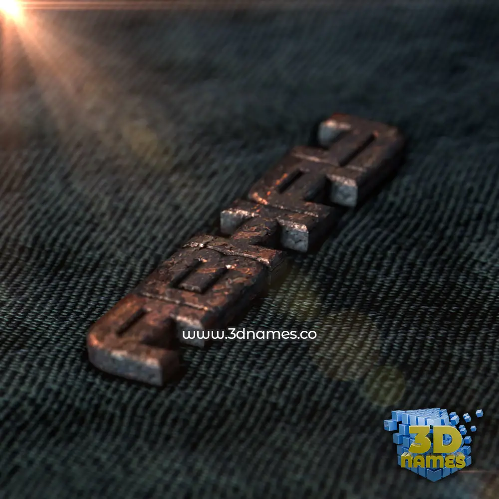abhay in Rusty Metal style - 3D name wallpaper