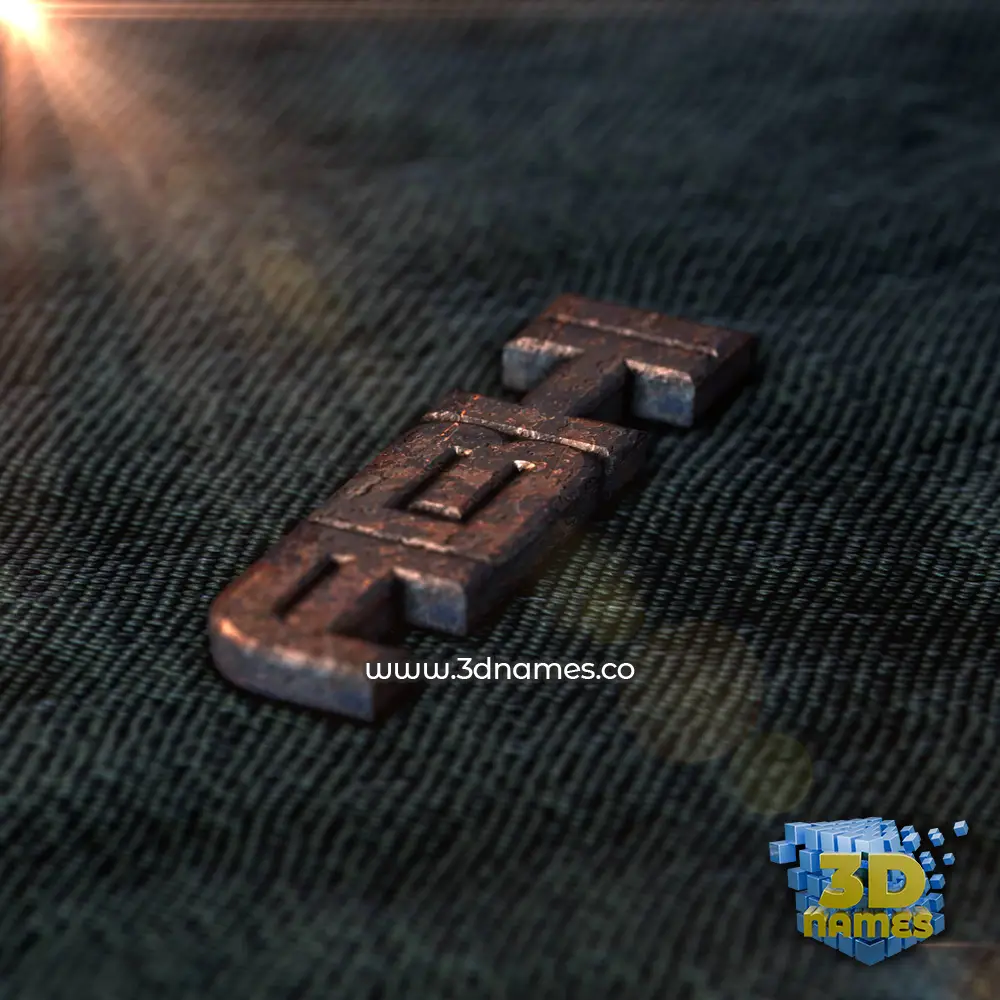abhi in Rusty Metal style - 3D name wallpaper