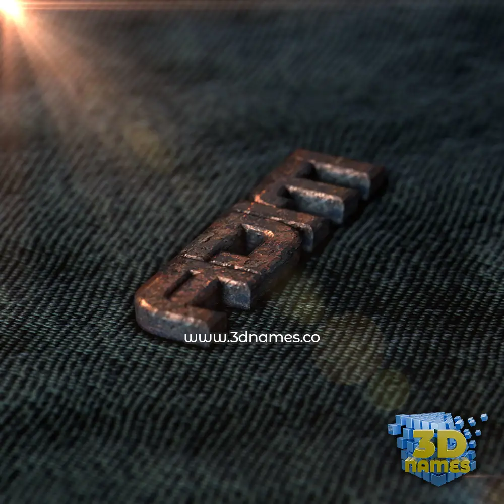 aditi in Rusty Metal style - 3D name wallpaper