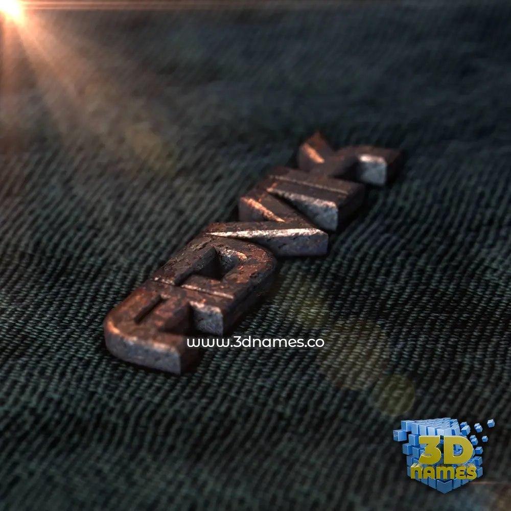 advik in Rusty Metal style - 3D name wallpaper