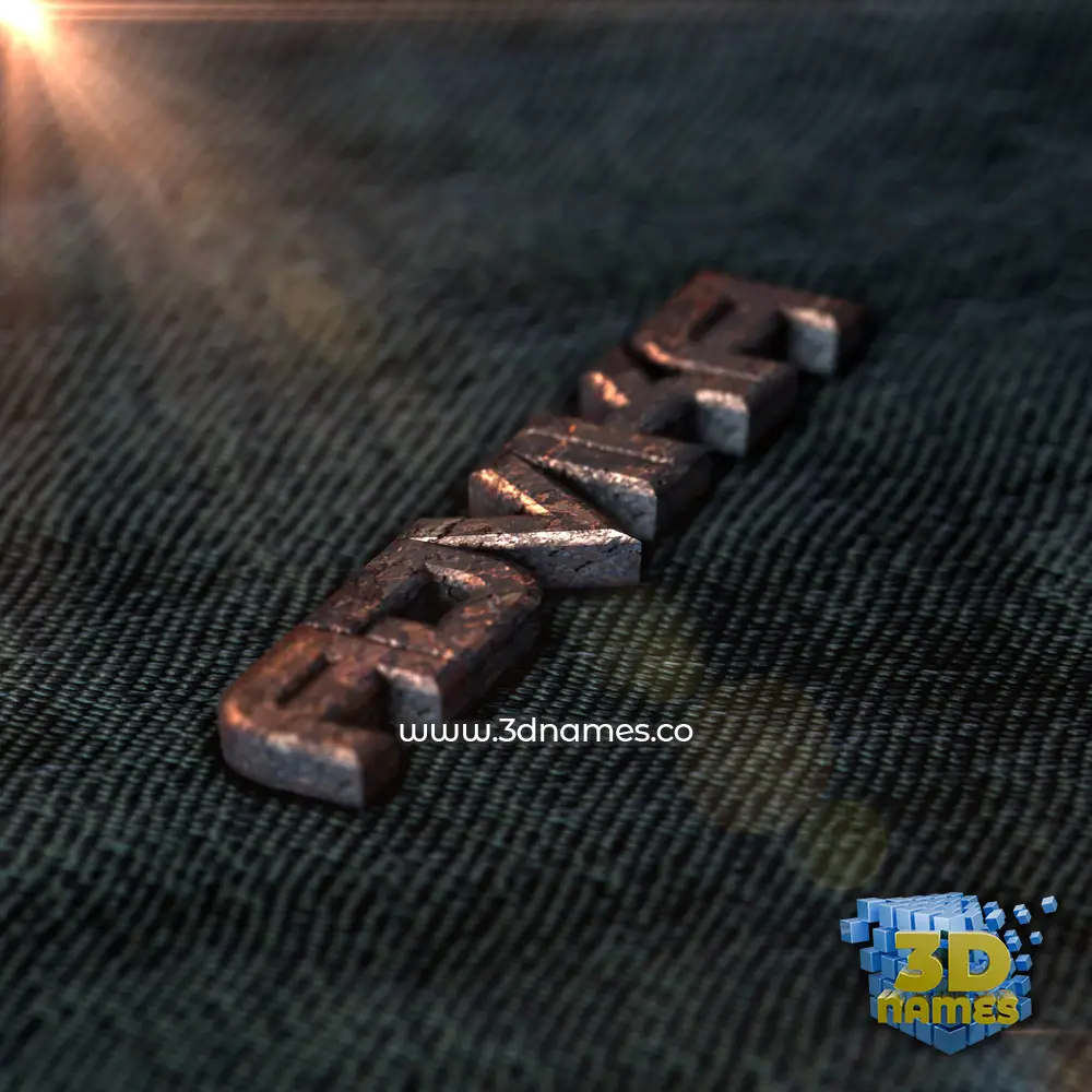 advika in Rusty Metal style - 3D name wallpaper