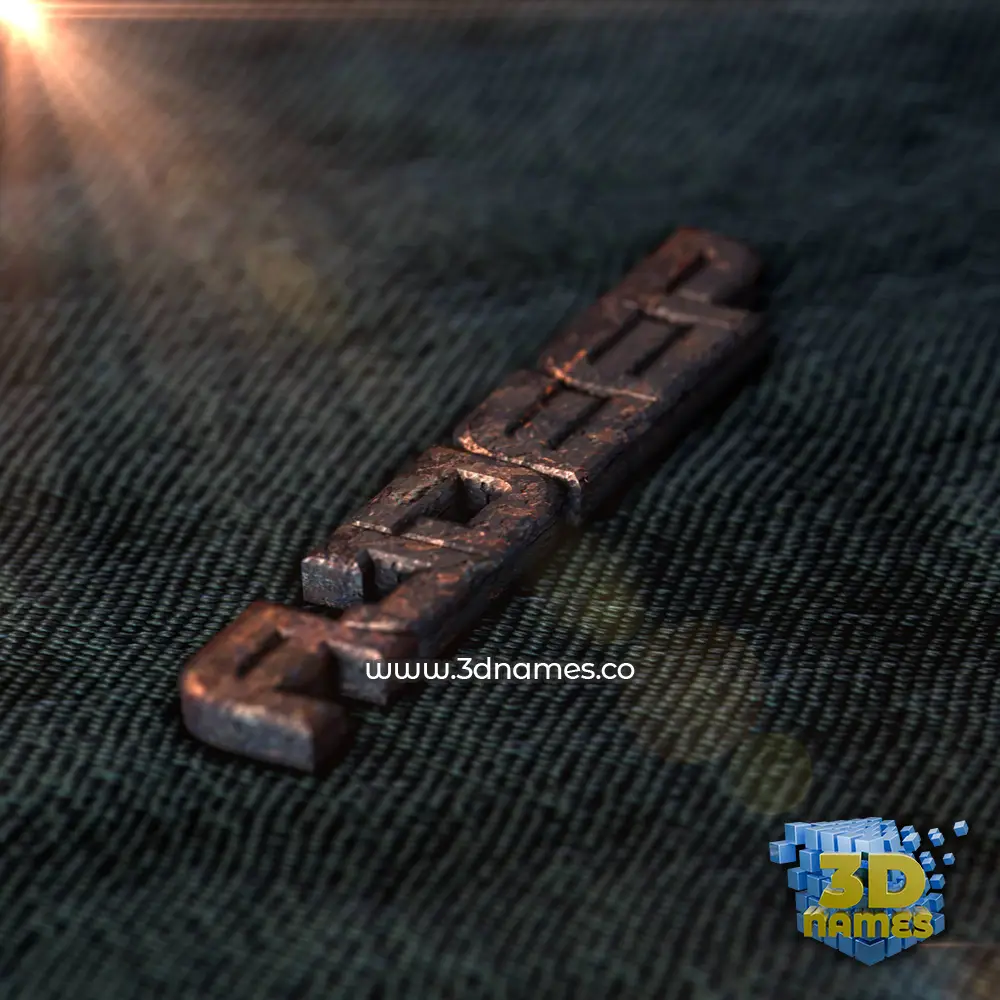ajdeep in Rusty Metal style - 3D name wallpaper
