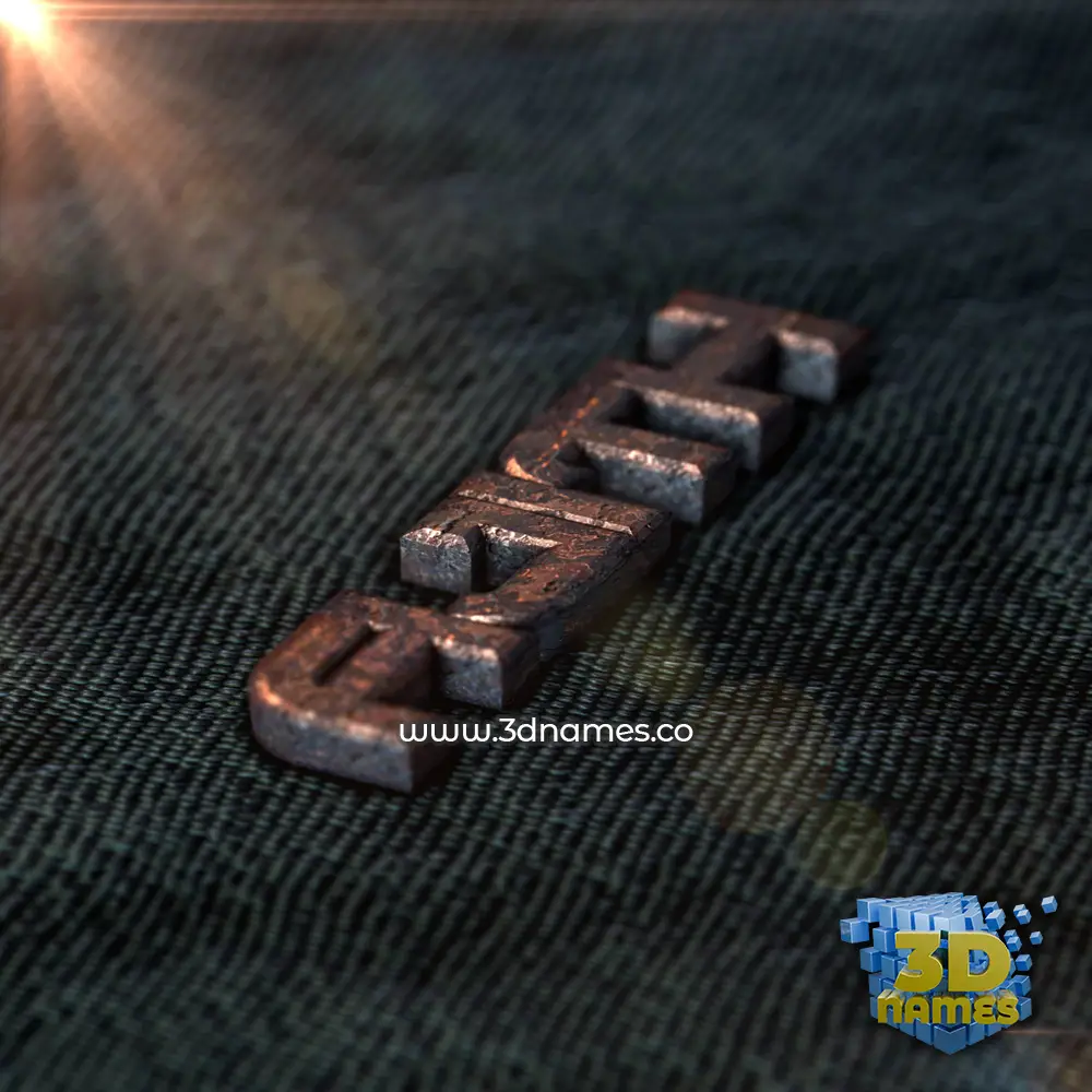 ajith in Rusty Metal style - 3D name wallpaper