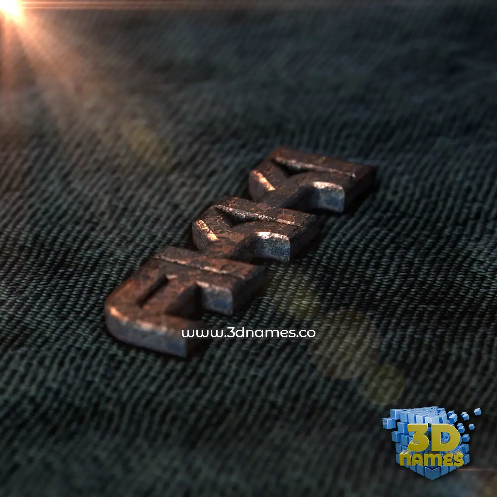 akki in Rusty Metal style - 3D name wallpaper