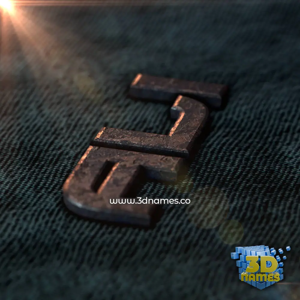ali in Rusty Metal style - 3D name wallpaper