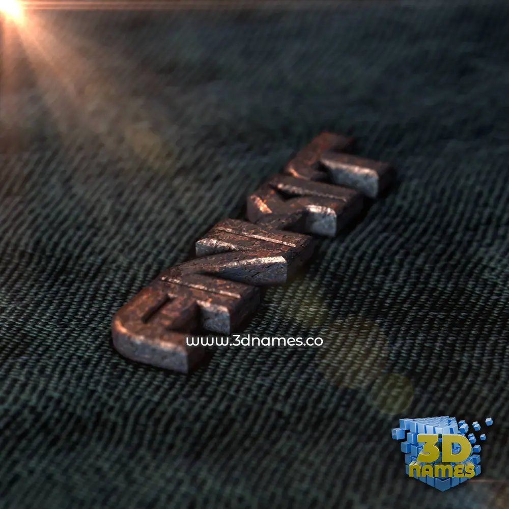ankit in Rusty Metal style - 3D name wallpaper