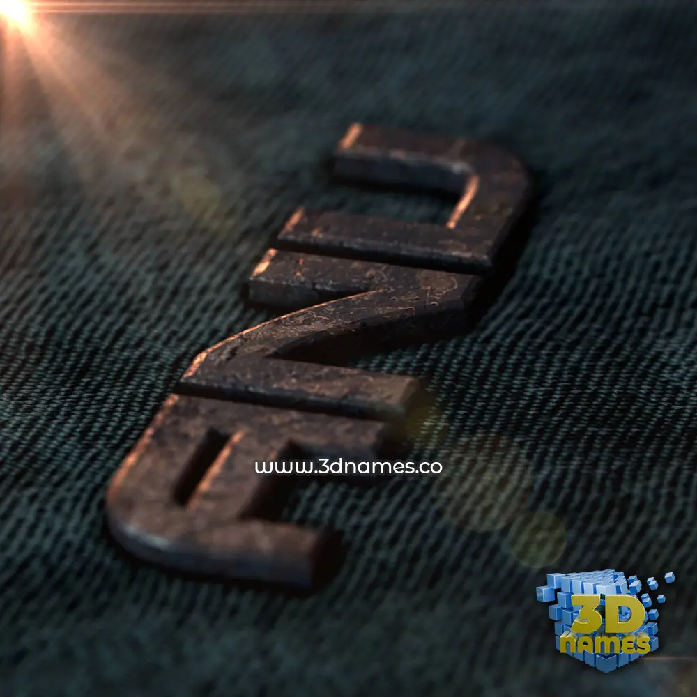 anu in Rusty Metal style - 3D name wallpaper
