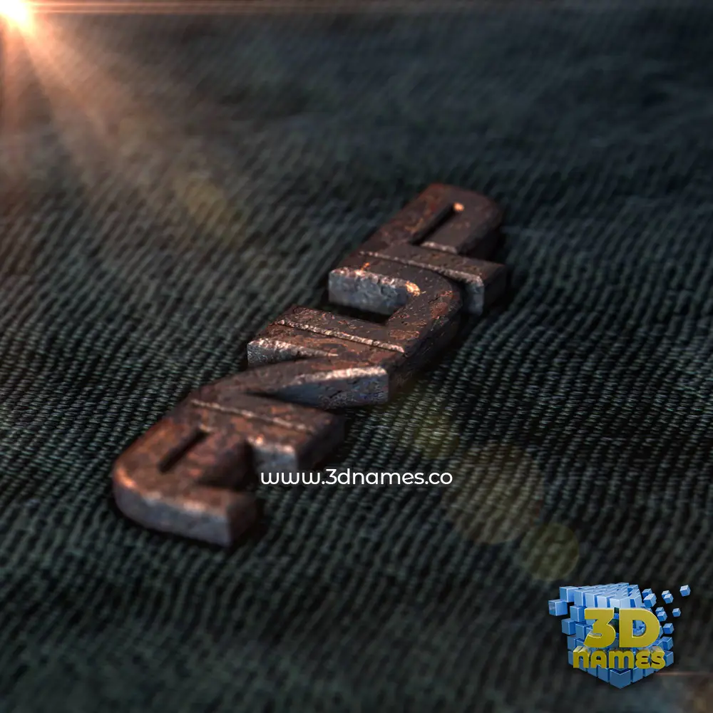 anup in Rusty Metal style - 3D name wallpaper