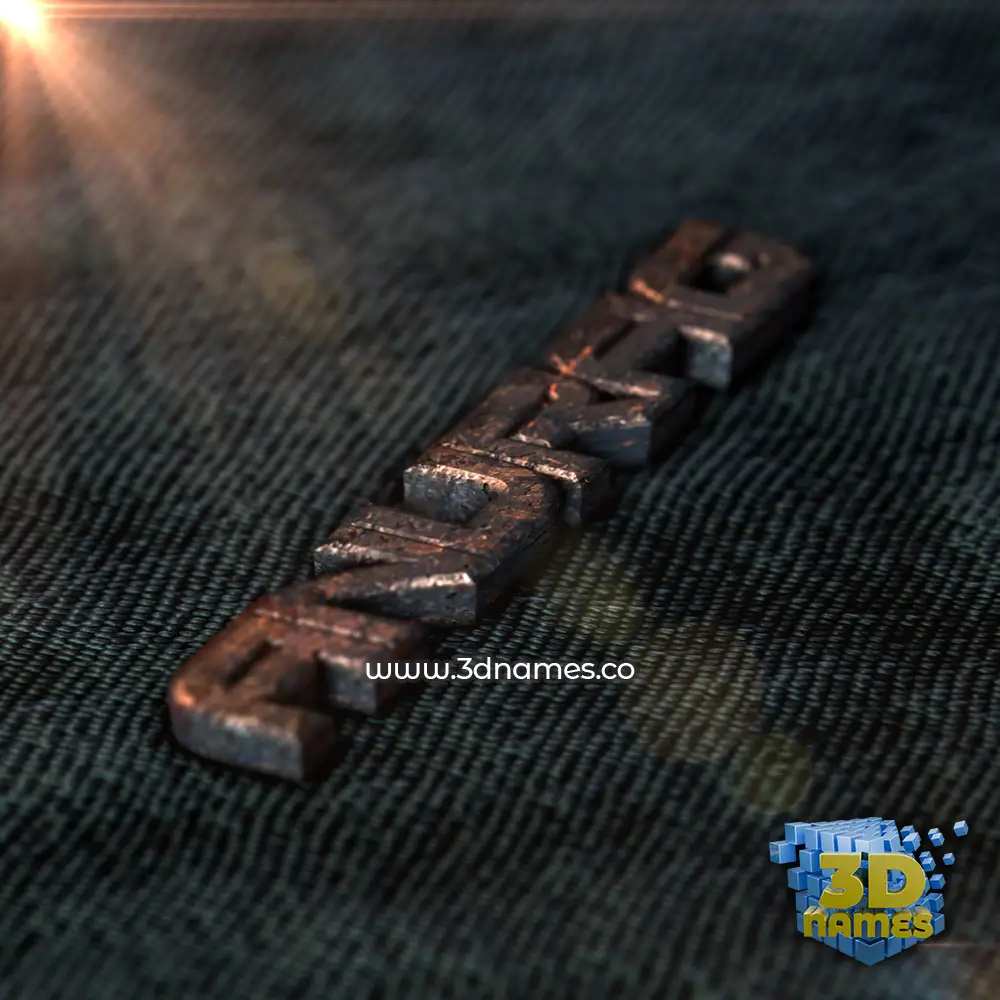 anurag in Rusty Metal style - 3D name wallpaper