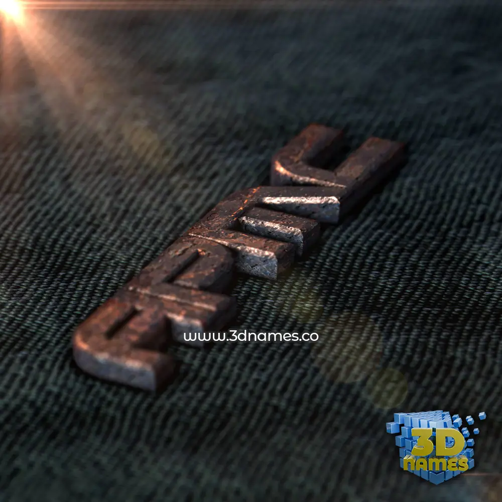 apmc in Rusty Metal style - 3D name wallpaper