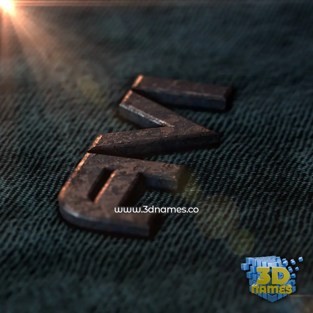 avi in Rusty Metal style - 3D name wallpaper