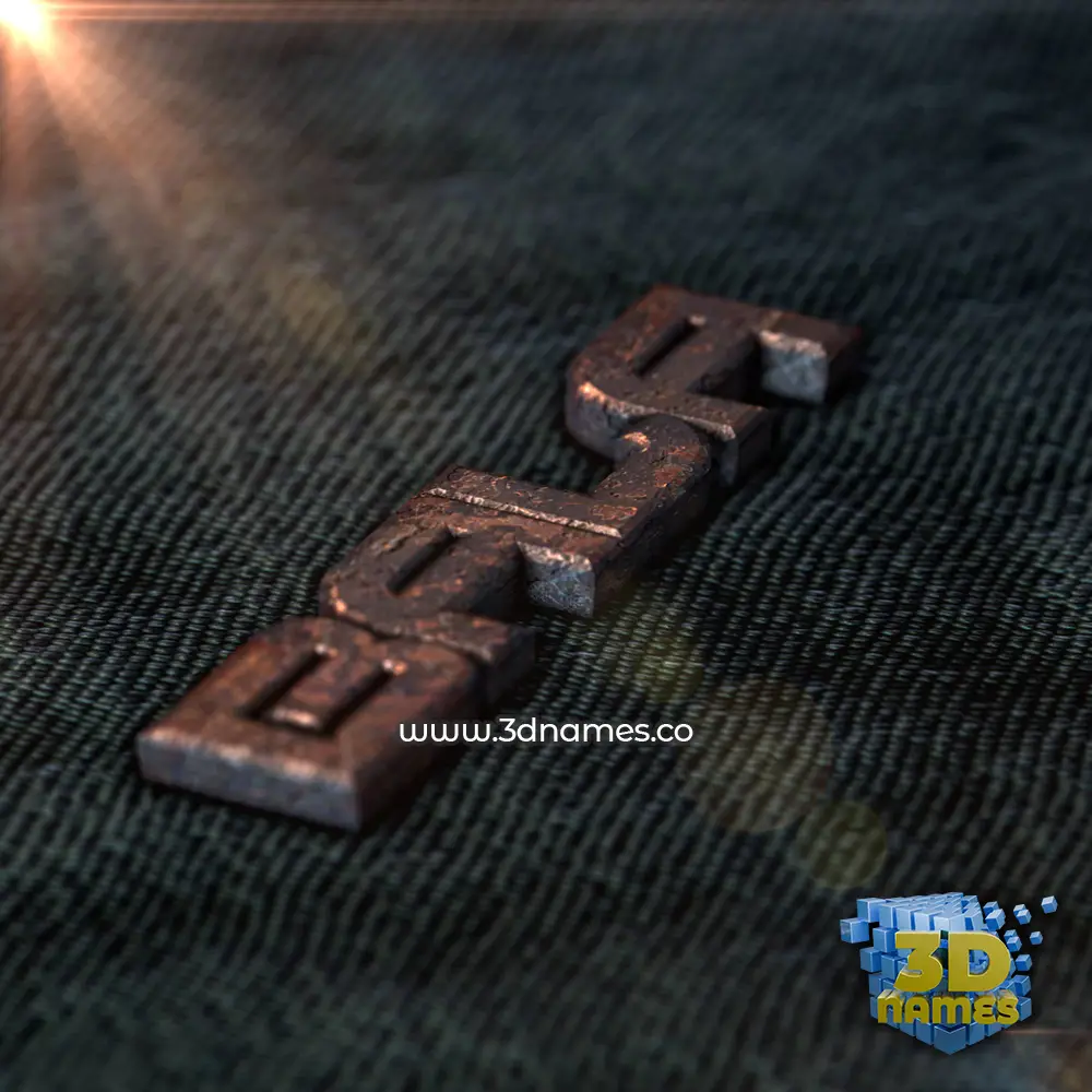 bala in Rusty Metal style - 3D name wallpaper