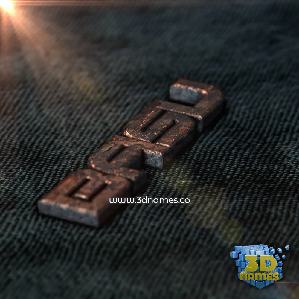 basu in Rusty Metal style - 3D name wallpaper