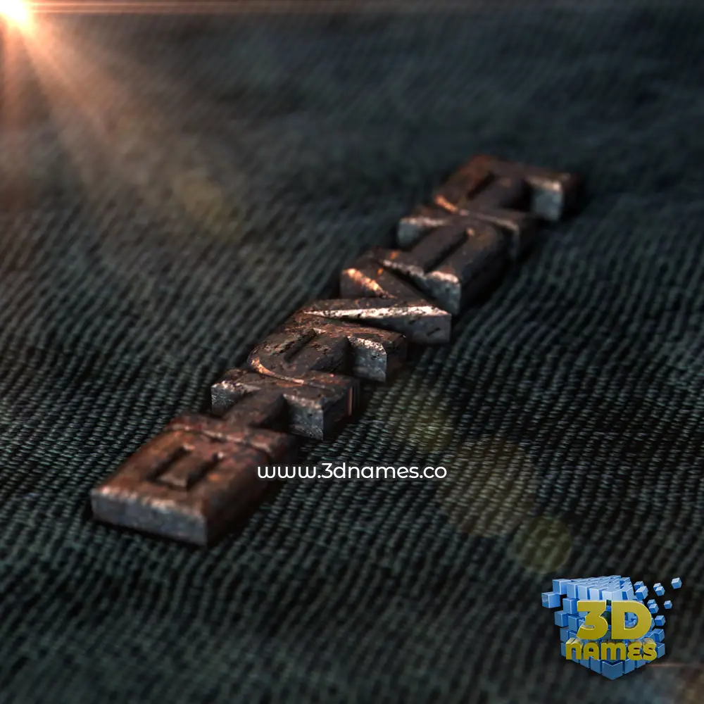 bhavya in Rusty Metal style - 3D name wallpaper