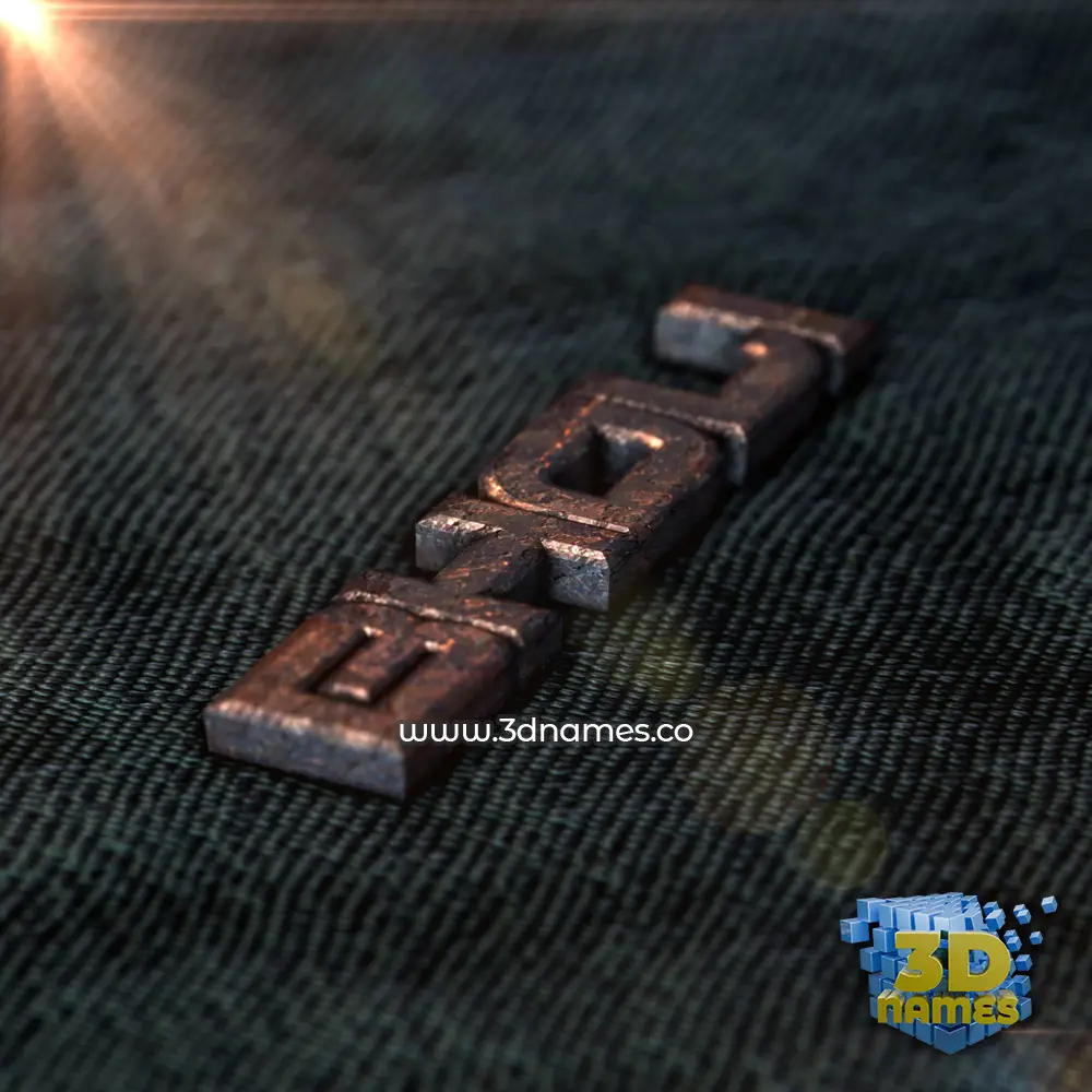 bholi in Rusty Metal style - 3D name wallpaper