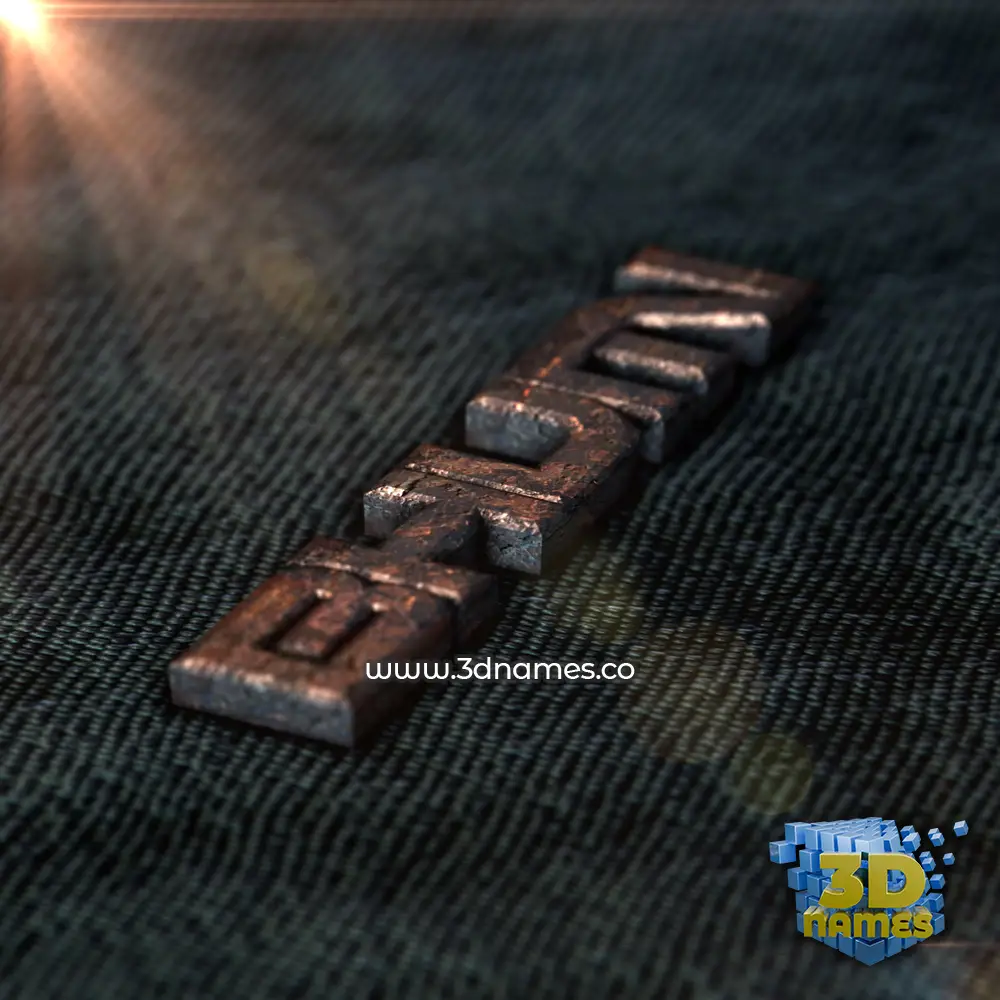 bhumi in Rusty Metal style - 3D name wallpaper