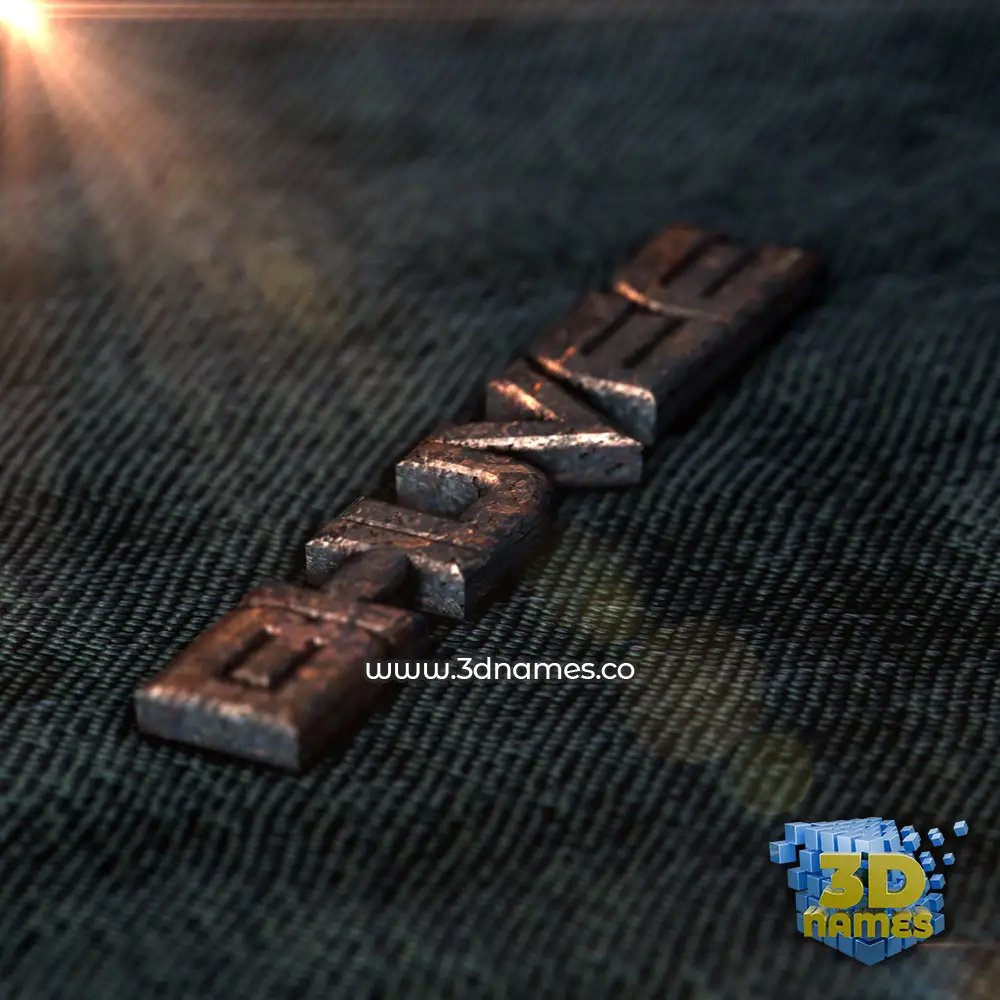 bhuvee in Rusty Metal style - 3D name wallpaper