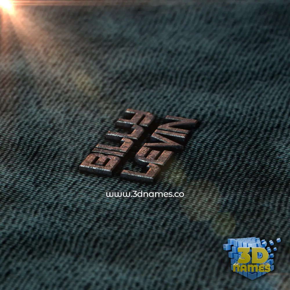 billy levin in Rusty Metal style - 3D name wallpaper