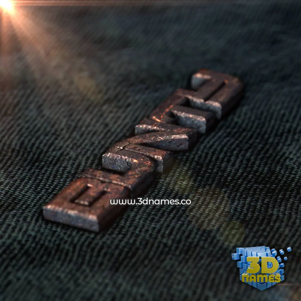 bunty in Rusty Metal style - 3D name wallpaper